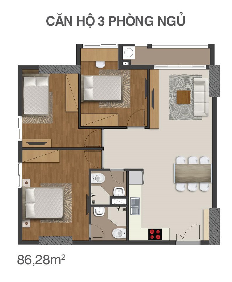 thiet-ke-can-ho-richmond-city-86m2