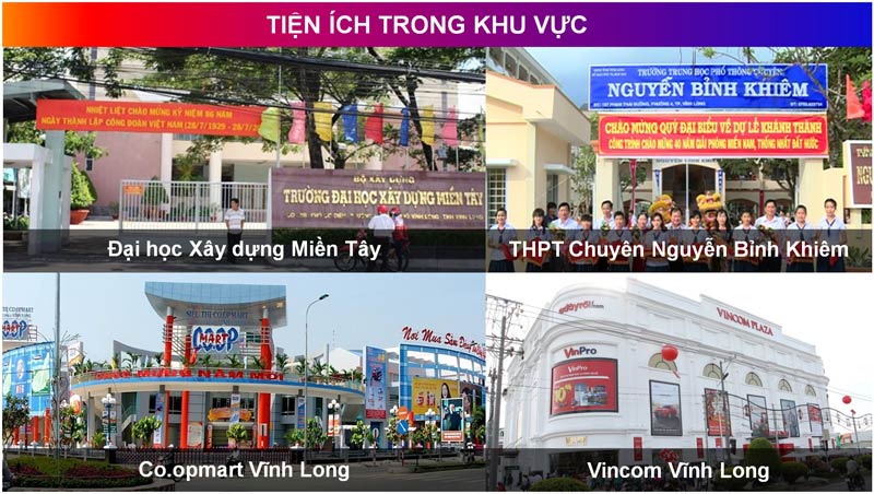 Tiện ích Vĩnh Long New Town