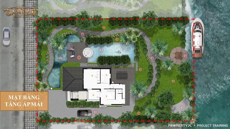 Mẫu thiết kế biệt thự Saigon Garden Riverside