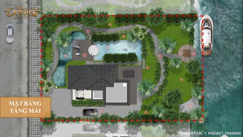 Mẫu thiết kế biệt thự Saigon Garden Riverside