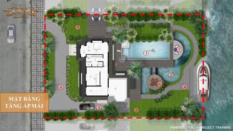 Mẫu thiết kế biệt thự Saigon Garden Riverside