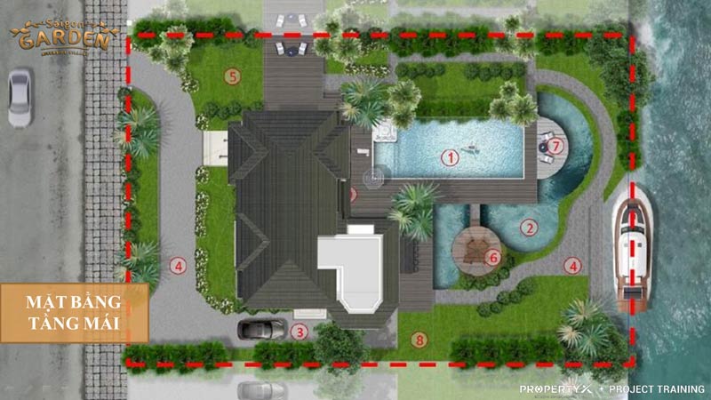 Mẫu thiết kế biệt thự Saigon Garden Riverside