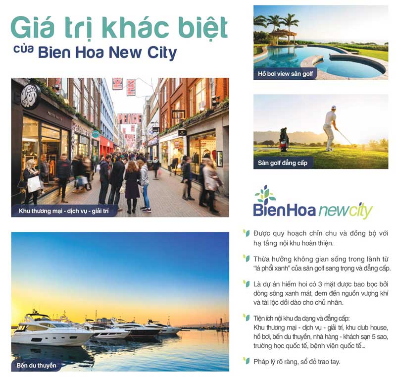 Giá trị khác biệt dự án Biên Hòa New City