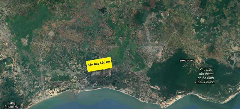Quy hoạch sân bay Lộc An Hồ Tràm