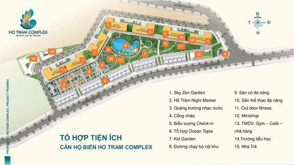 Tổ hợp tiện ích khu du lịch Hồ Tràm Complex