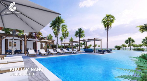 Phối cảnh khu tiện ích Beach Club Hồ Tràm