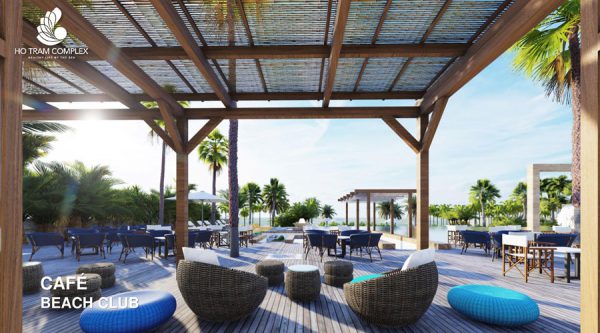 Phối cảnh khu tiện ích Beach Club Hồ Tràm