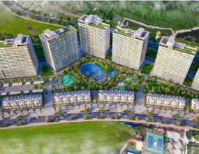 Phối cảnh tổng thể dự án Hồ Tràm Complex